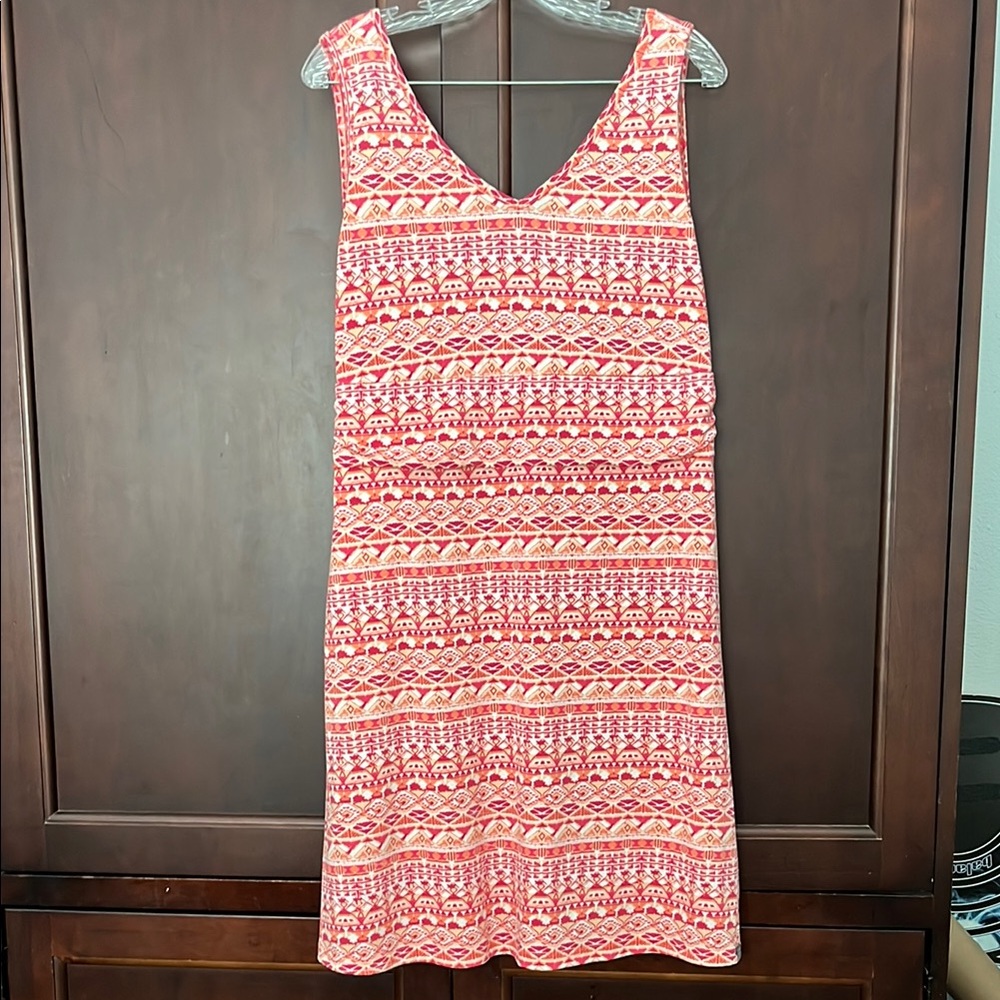 Title nine Pink and White Sleeveless Sundress